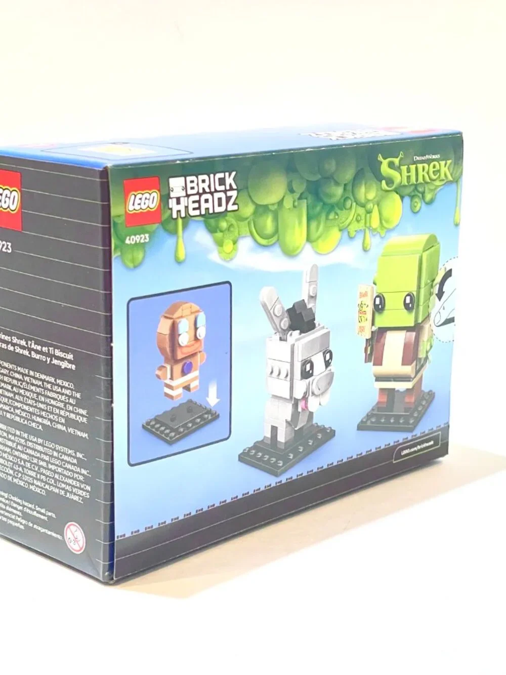 LEGO 40923 Brickheadz Shrek Donkey & Gingy NIB New in Hand